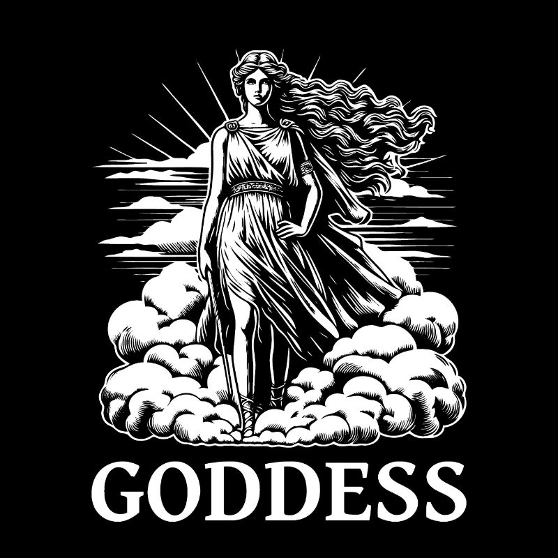 Conception des déesses – Style de la mythologie grecque