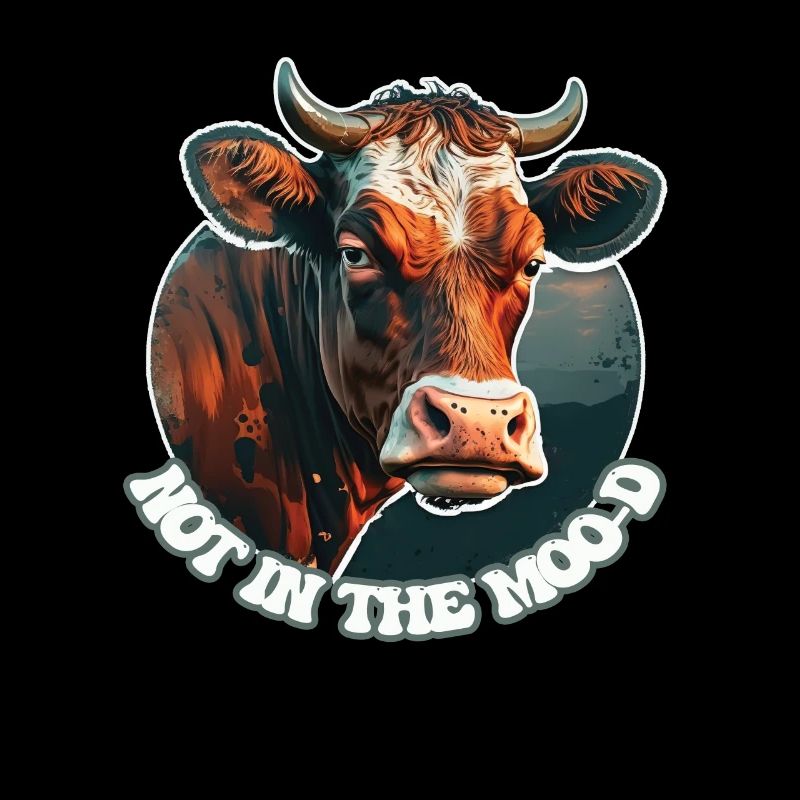 Pas d’humeur - La vache de ferme grincheuse