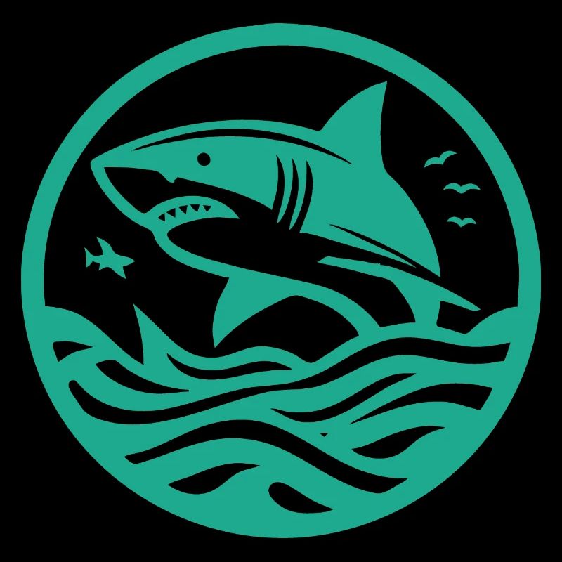 Logo de requin – Pour les fans des requins impressionnants