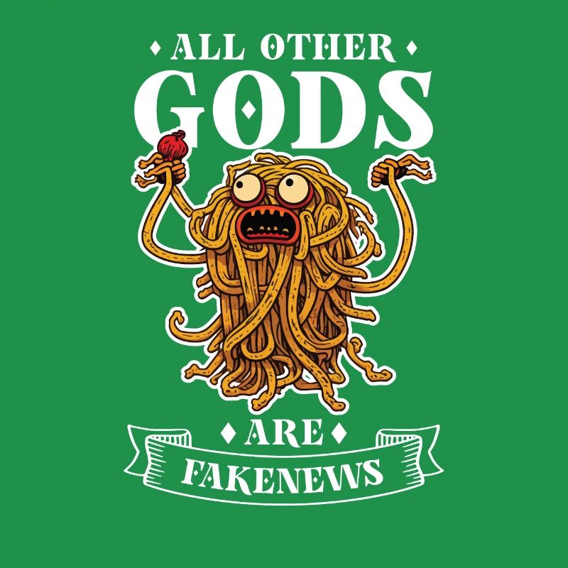 Atheistic Atheism Flying Spaghetti