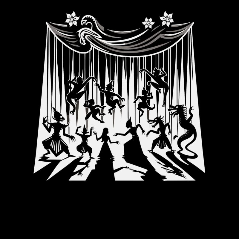 Puppet Mastery Shadow Play Bauchredner-geschenk