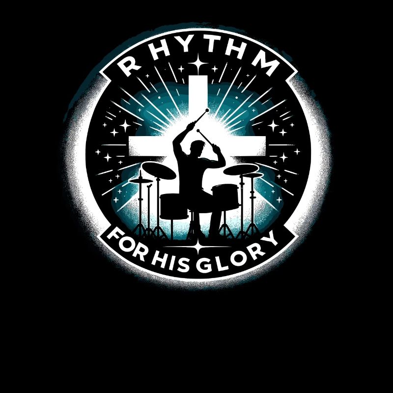 Drum Player Jesus Drum set Pick Jesus Drums Player