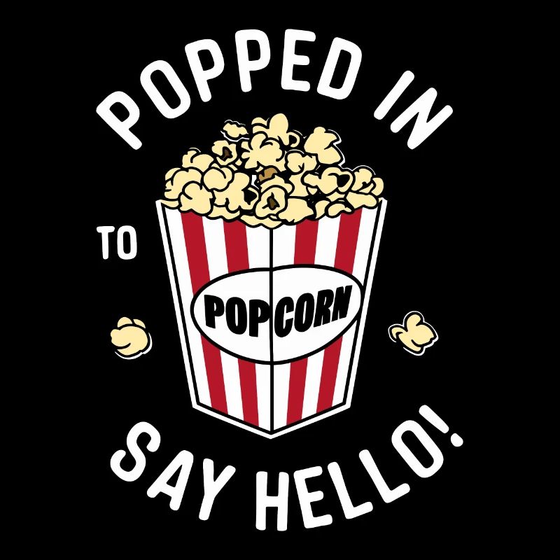 Dicton de pop-corn amusant, pop-corn en rafale