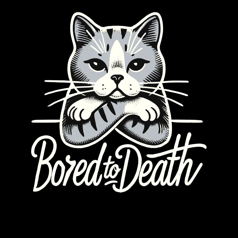 Design de chat Emo pour les amoureux des chats gothiques et