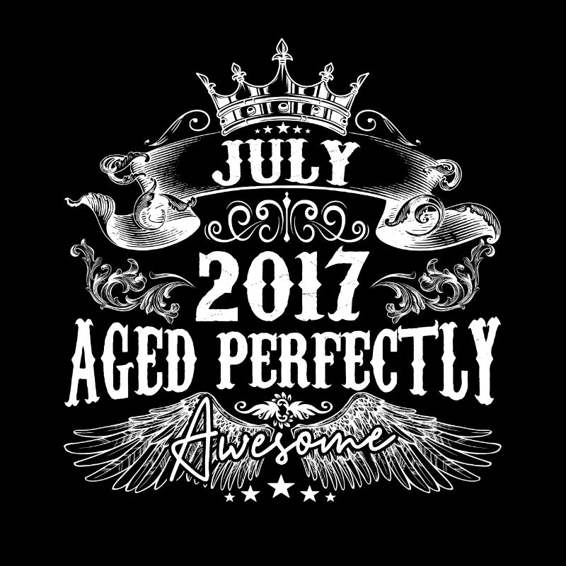 | 2017 Juli 2017 Geburtstag Perfekt gealtert