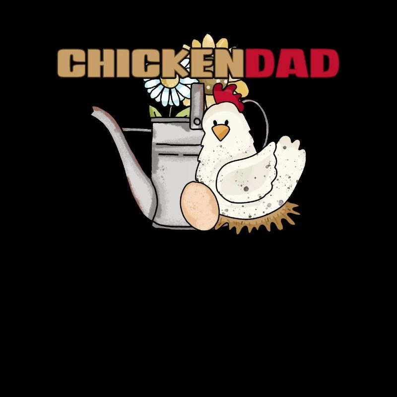 Poulet d’arrosage vintage Chickendad