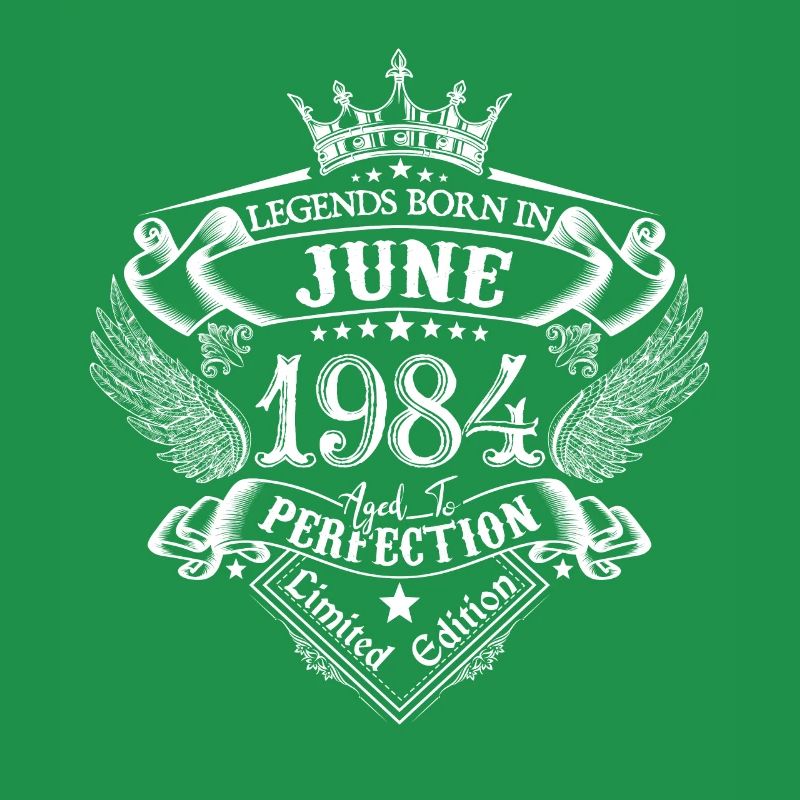 Juni 1984 Geburtstag Juni 1984 Juni Geschenk