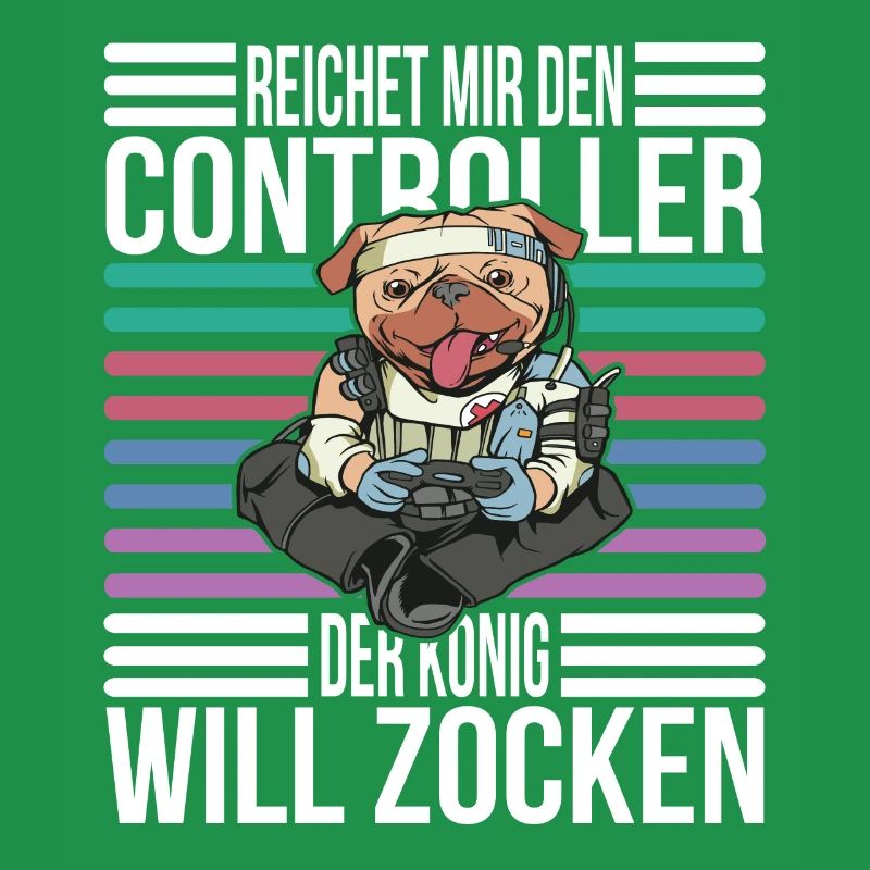 Reichet mir den Controller König Gaming Zocken