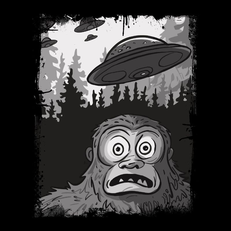 Funny Gorilla UFO Weird Stuff Meme