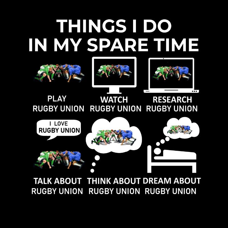 Ce que je fais pendant mon temps libre - Rugby Union