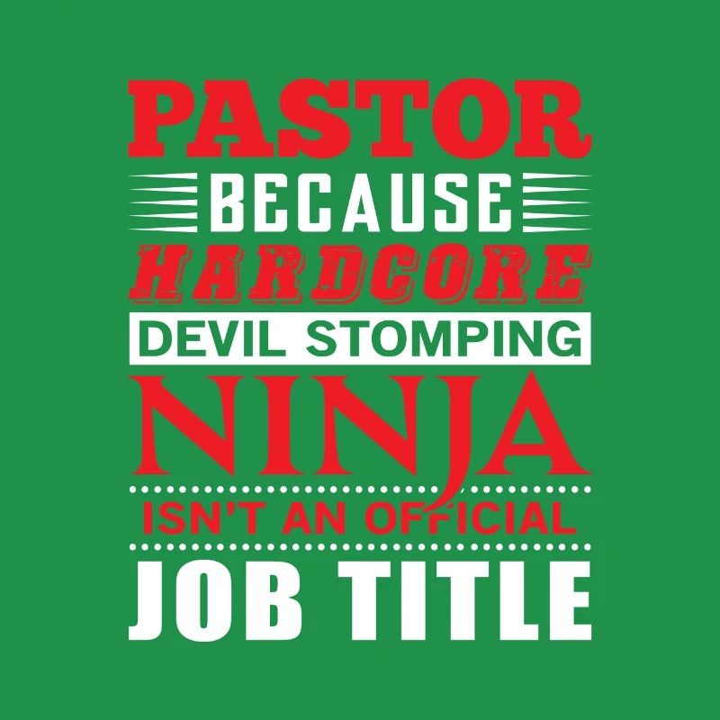 Pastor devil stomping Ninja