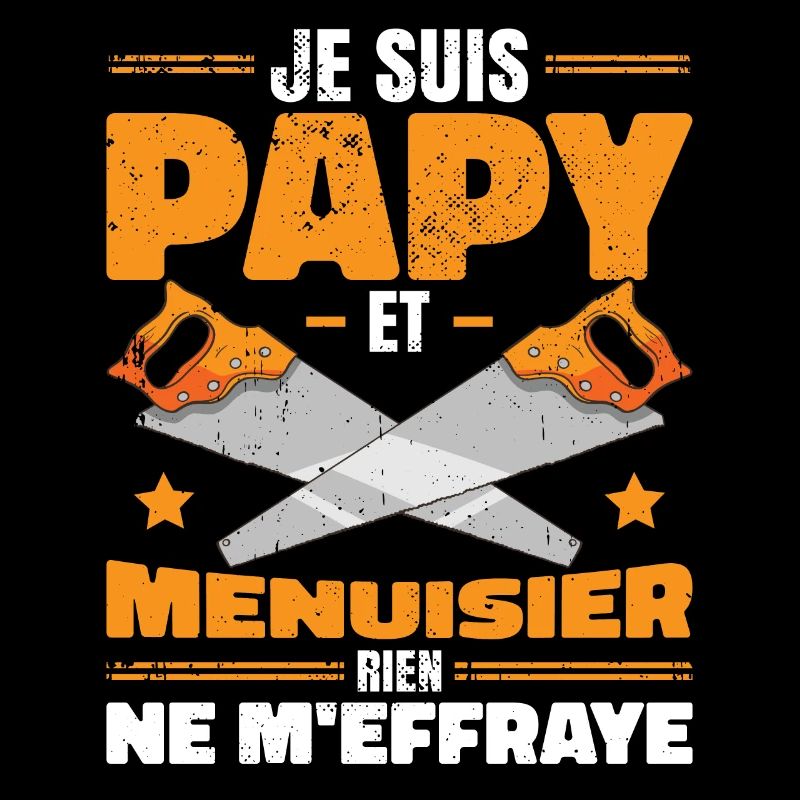 Papy Et Menuisier Charpentier Amusant
