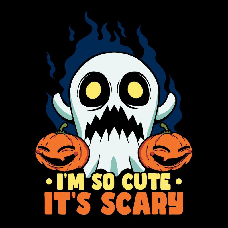Je suis si mignon que c’est effrayant Halloween drôle Ghost Kids