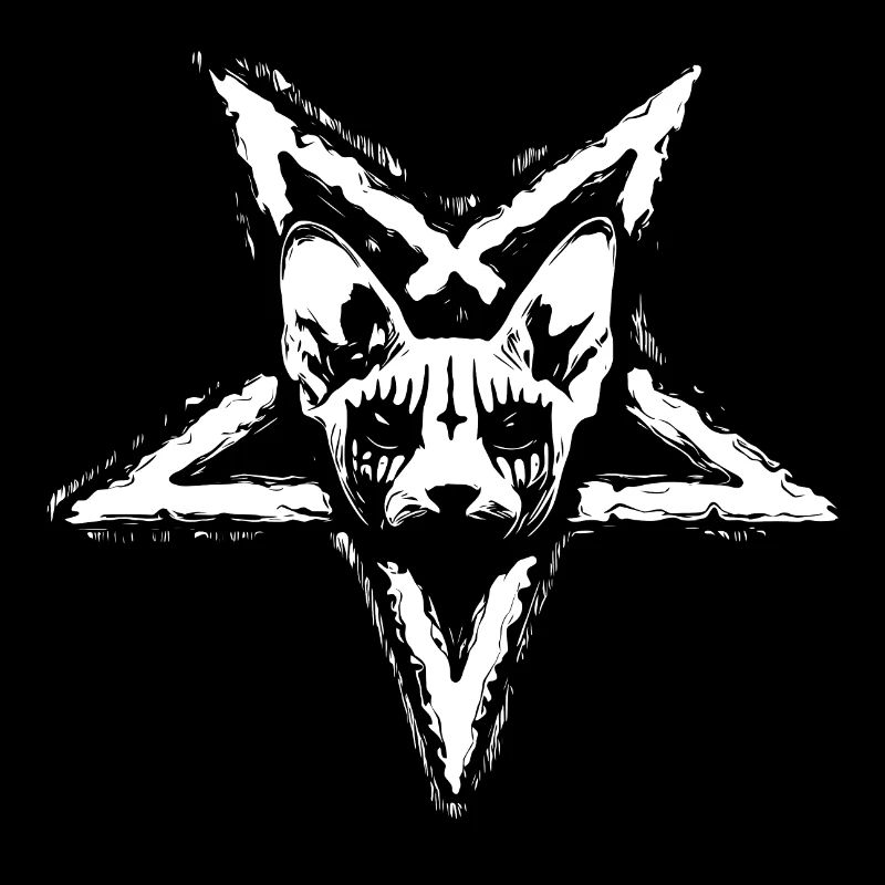 Black Metal Cat