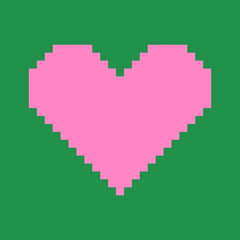 Herz Pixel Rosa