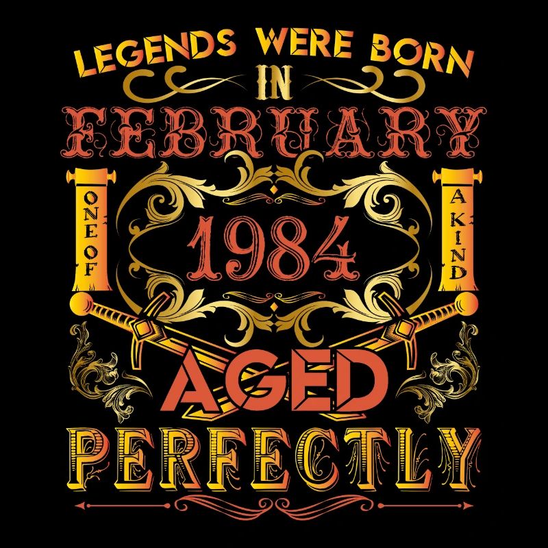 Februar 1984 - Geburtstag 1984 wurden Legenden geboren.