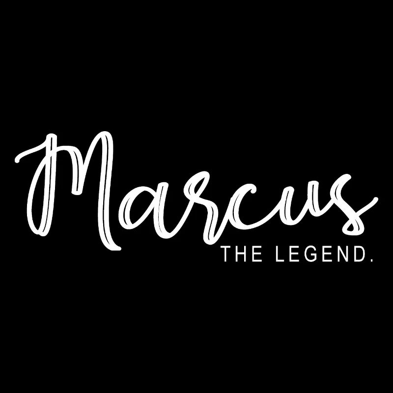 Marcus the legend Geschenk T shirt marcus