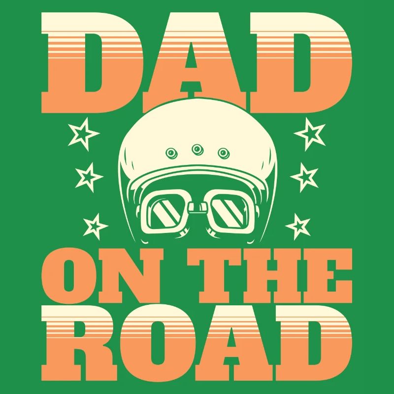 Humorous phrase daddy biker dad biker