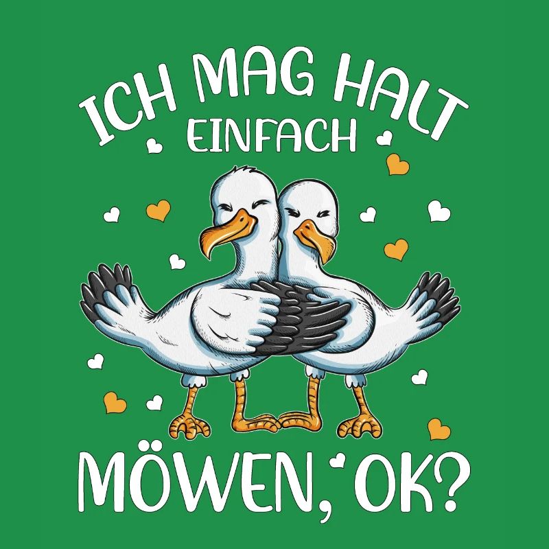 Ich mag halt einfach Möwen OK Möwe Outfit Geschenk
