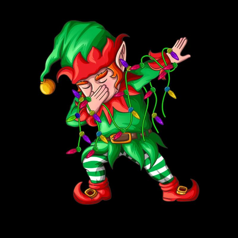 Réveillon de Noël Dab-tastic Elf Dabbing Elfe de Noël