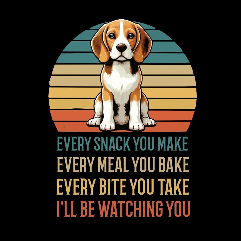 Chaque collation que vous préparez Beagle Beagle Propriétaire Chien