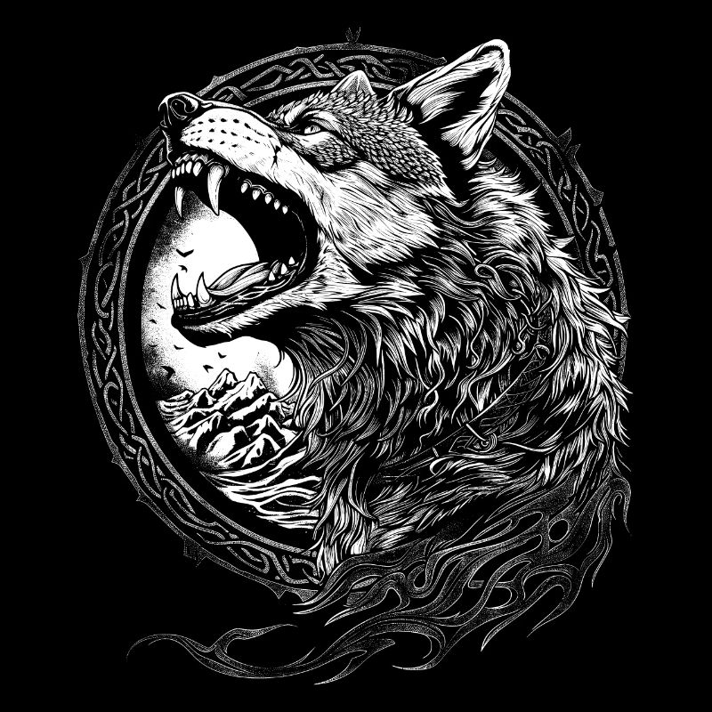 Wikinger Wolf