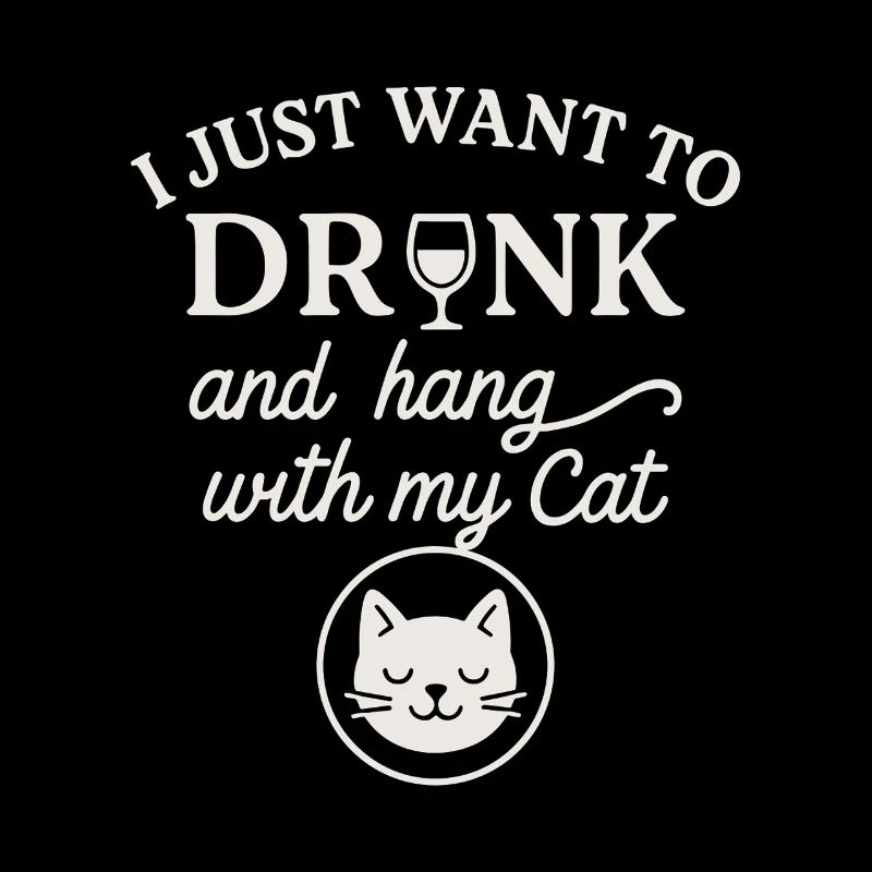 Vin et amour des chats combinés