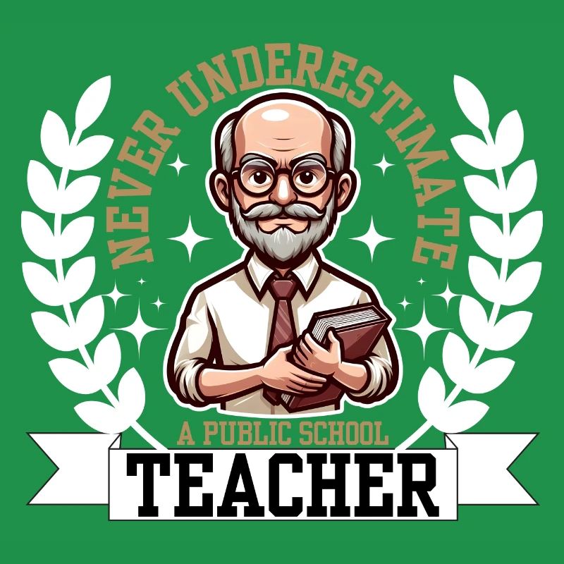 NEVER UNDERSTIMATE A PUBLIC SCHOOL TEACHER