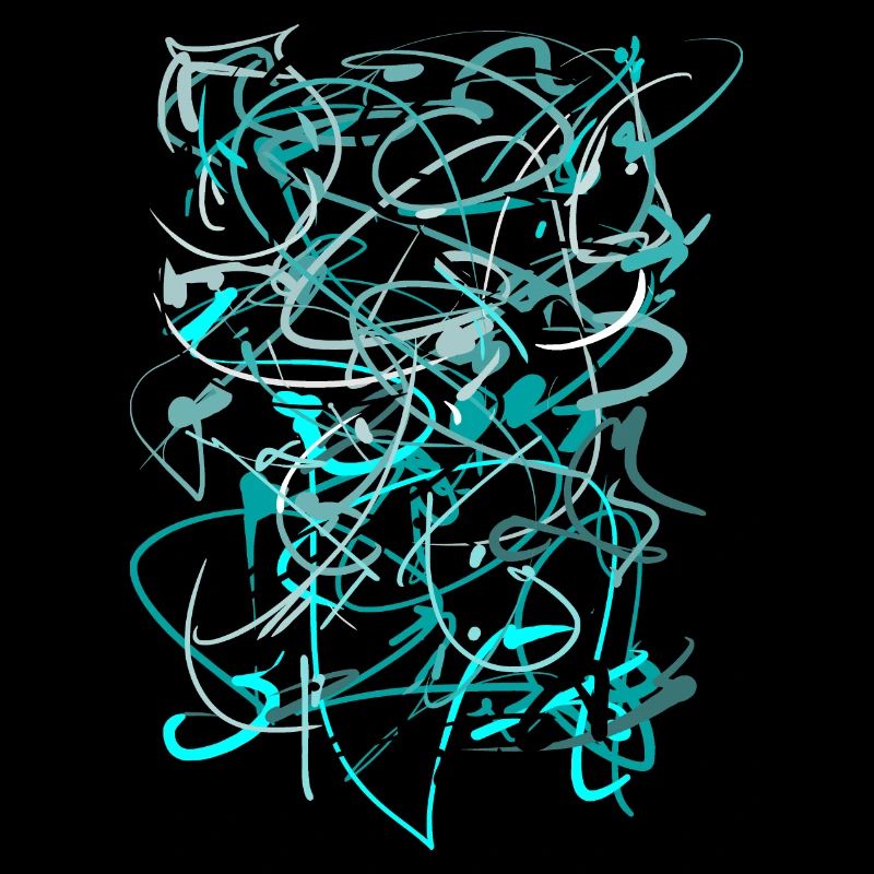 Fond sarcelle - Abstrait