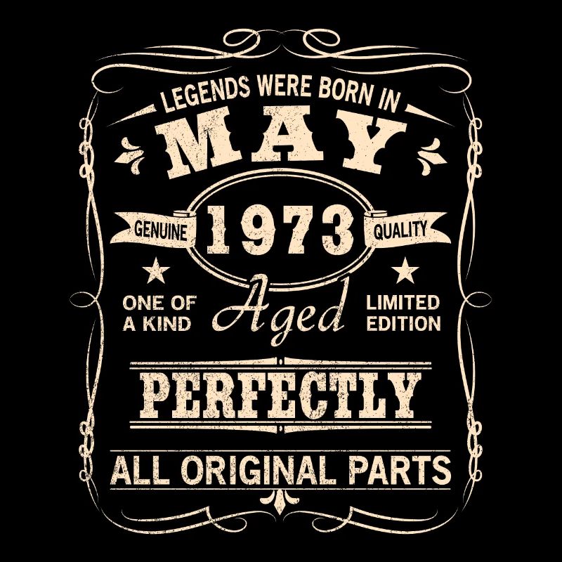 Millésime Mai 1973 Anniversaire