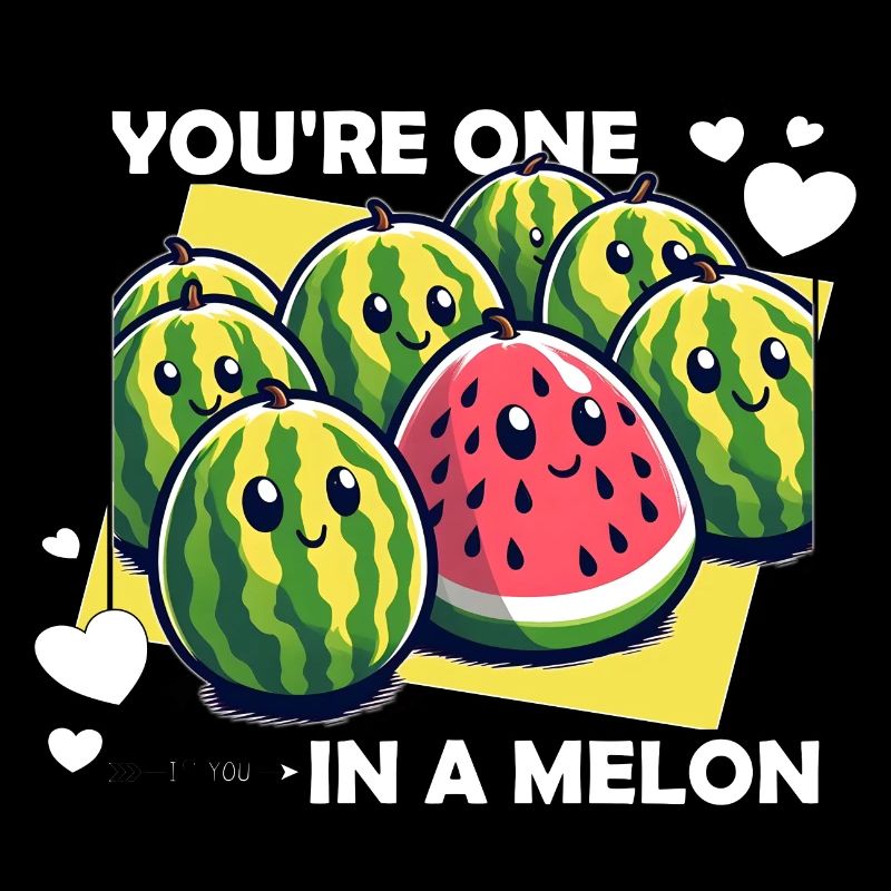 SIE SIND EINER IN EINER MELONE