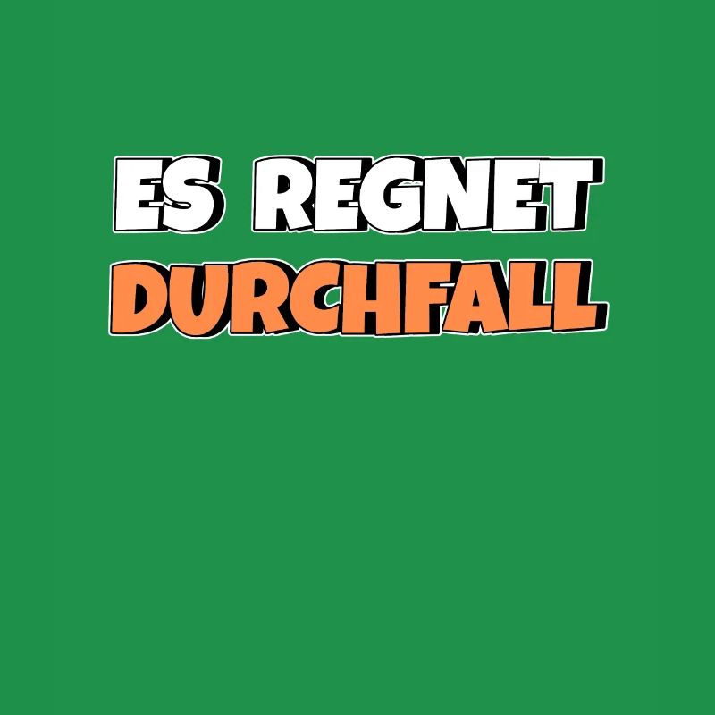 Es regnet Durchfall