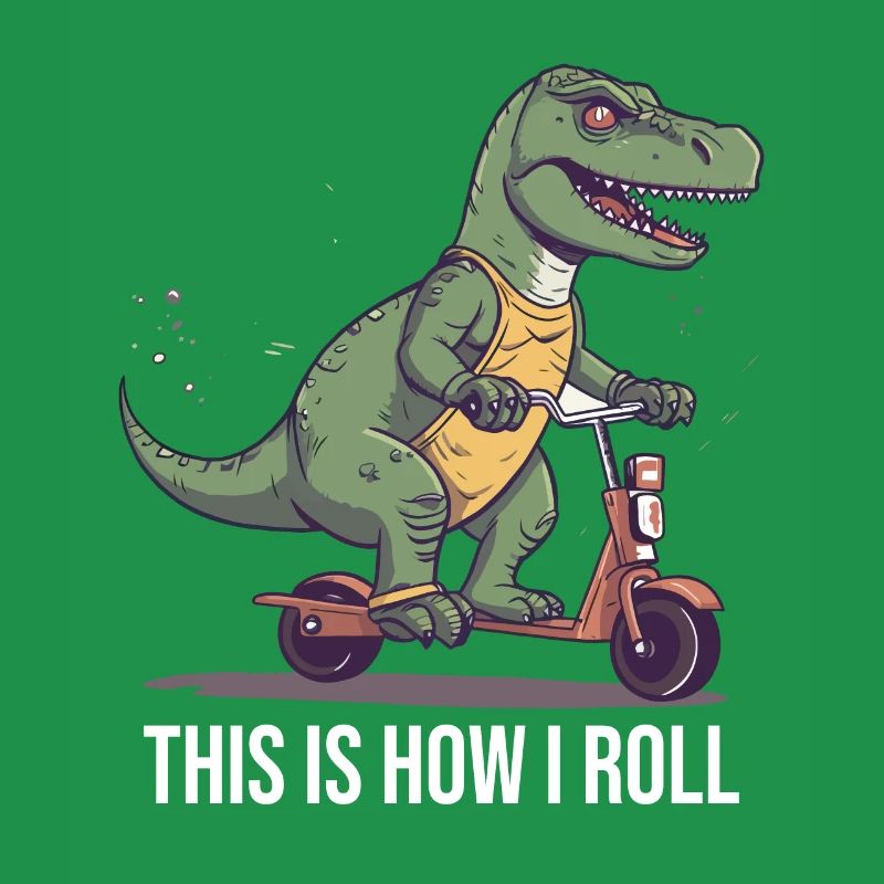 Scootering T Rex C’est comme ça que je roule