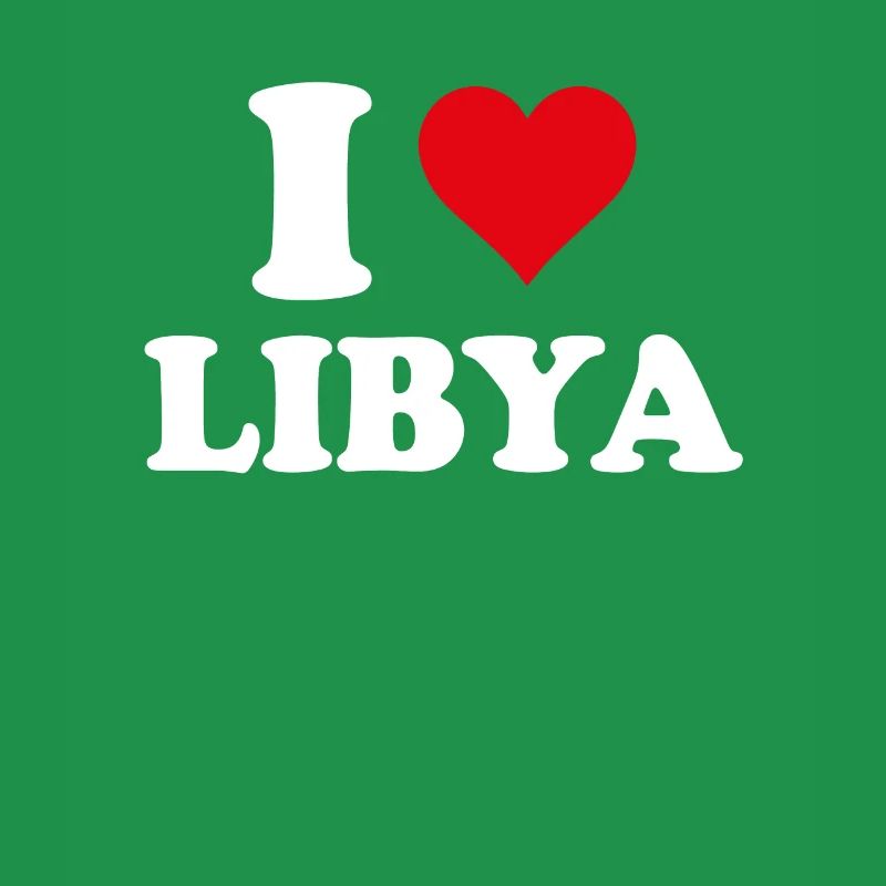 Ich liebe Libyen Herz Libysches Geschenk Libysch