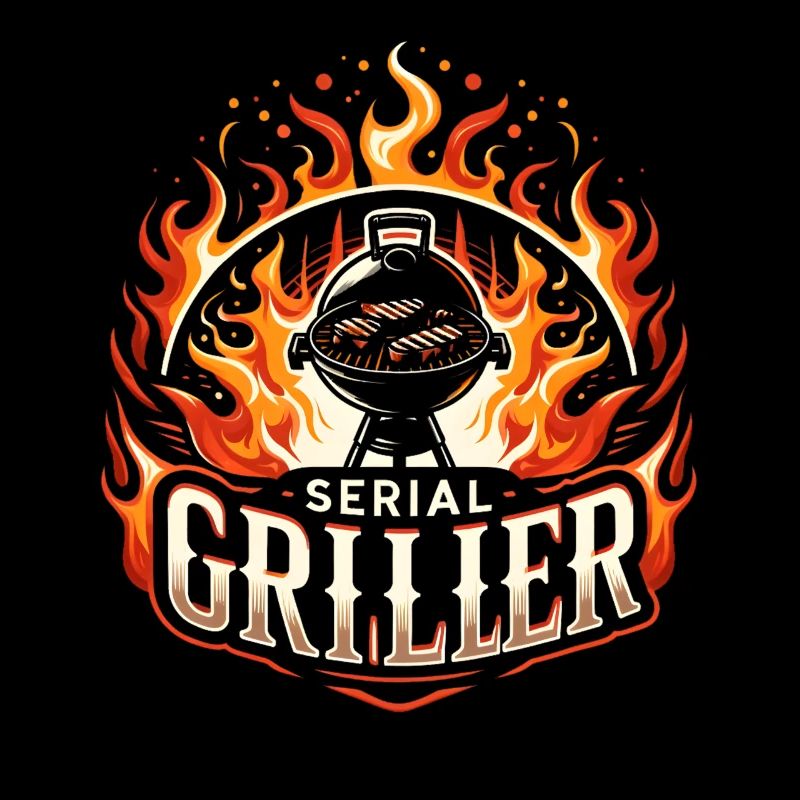 Serial Griller Gift Father BBQ Master