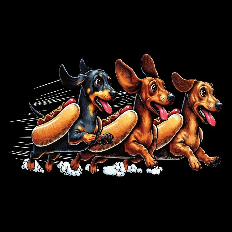 Dackel Dachshund teckel Dackelbesitzer Hot dog