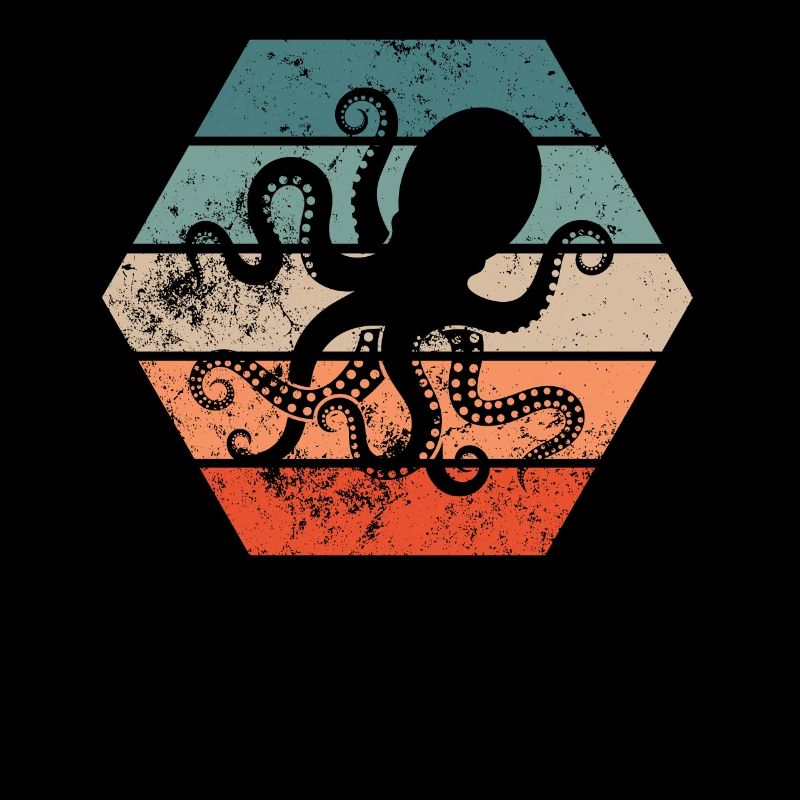 Octopus Squid Retro Gift