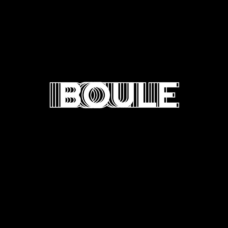 Boule Minimalist Typography Boccia Balls