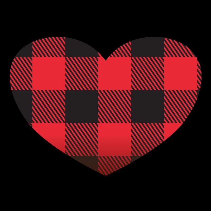 Flanell Herz Valentinstag