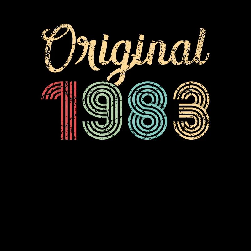 Original 1983 Geburtstag Geschenk 39 Jahre Retro