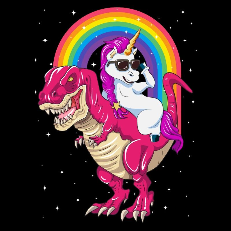 Dinosaurier Einhorn T rex Humor Magisches Geschenk