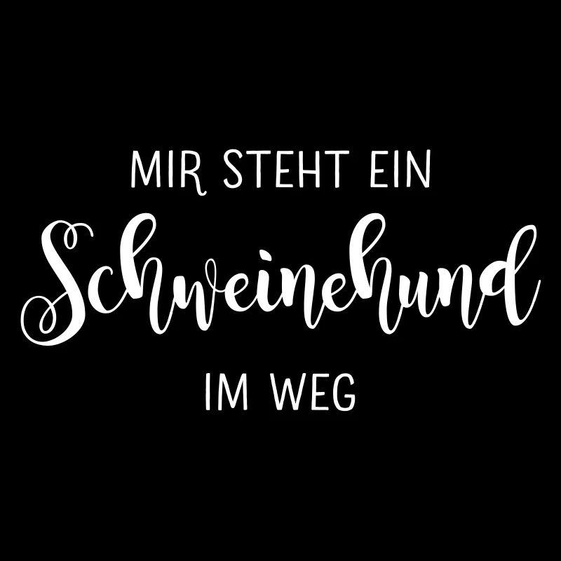 Mir steht ein Schweinehund im Weg