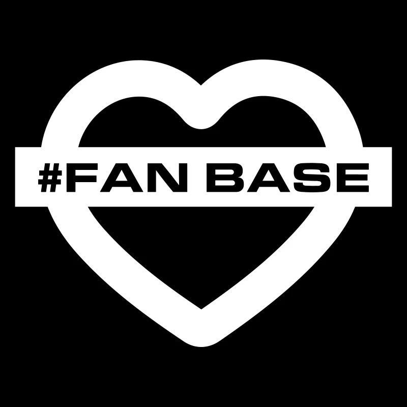 Fan Base Herz Liebe