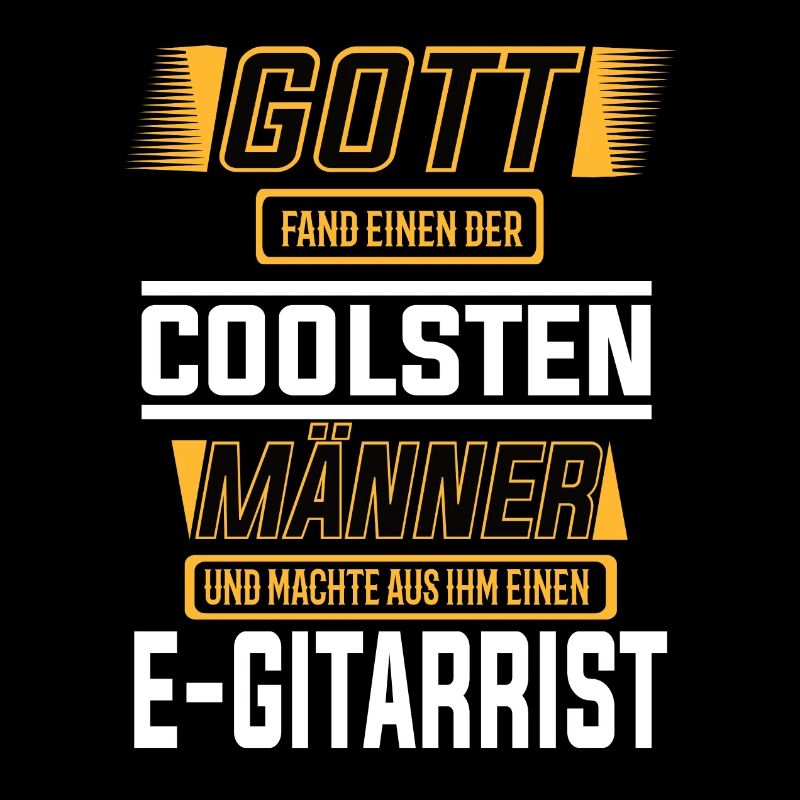 E-Gitarrist, einer der coolsten Männer der Welt