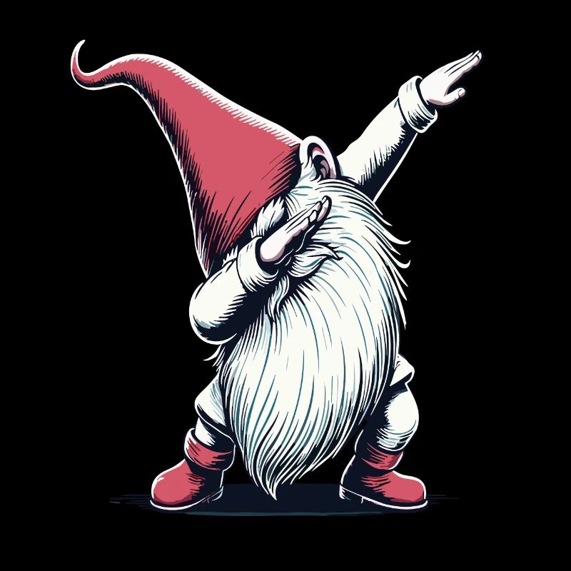 Dabbing Gnome Dab Père Noël