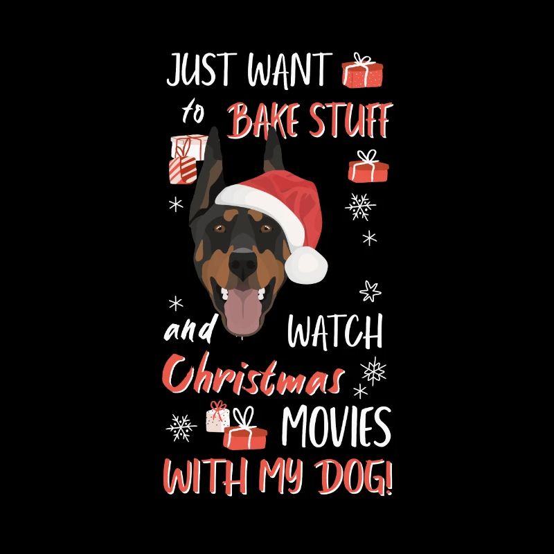 Doberman Merry Christmas