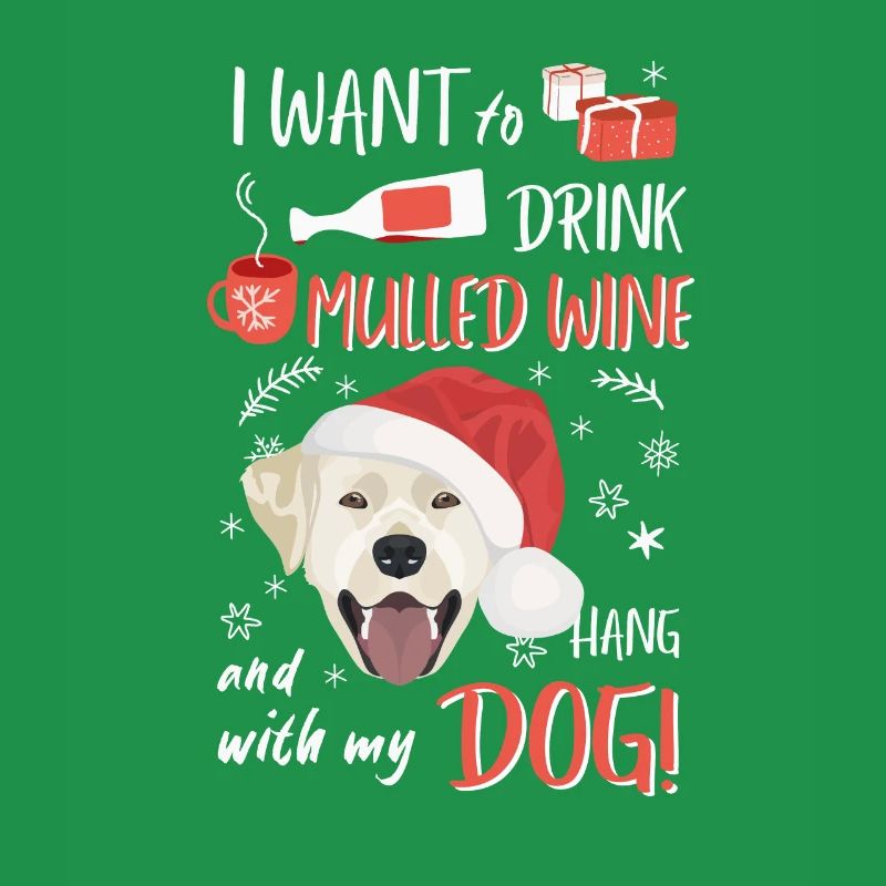 Labrador mulled wine Christmas