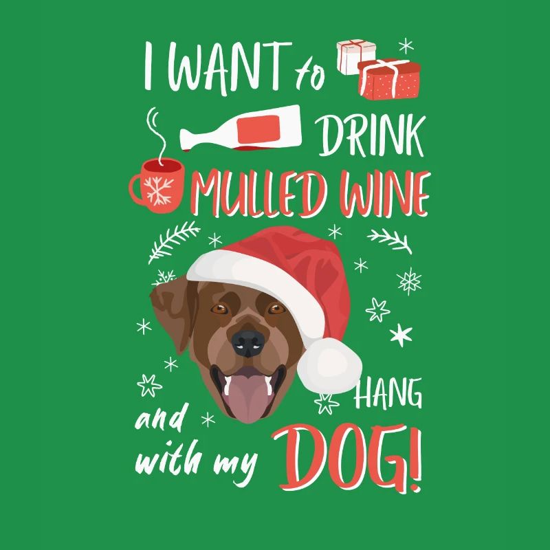 Labrador mulled wine Christmas
