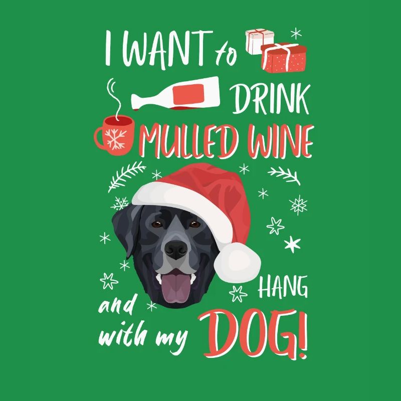 Labrador mulled wine Christmas