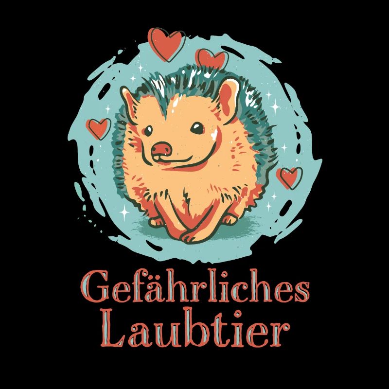 Gefährliches Laubtier Igel